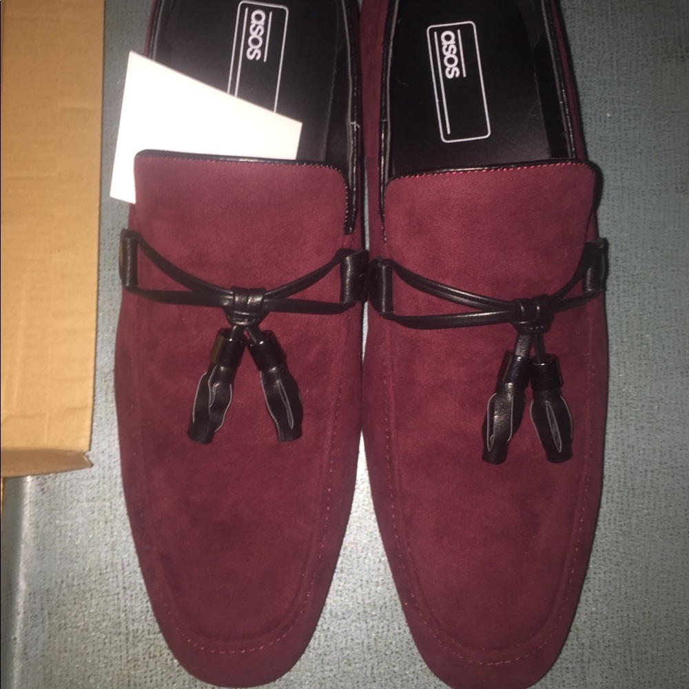 Men loafers In burgundy size 10